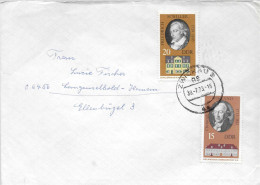 Postzegels > Europa > Duitsland > Oost-Duitsland > 1970-1979 > Brief Met 1857 En 1858 (17323) - Lettres & Documents