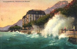 BRUNNEN, INGENBOHL, SCHWYZ, RESORT, ARCHITECTURE, SWITZERLAND, POSTCARD - Ingenbohl