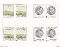 TCHECOSLOVAQUIE 1981 Peintures, Hollar, Gerasimov, Picasso 5 FEUILLES Yvert 2464-2468 NEUF** MNH Cote Yv 60 Euros - Neufs