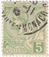 Monaco TUC 1901 YT 22 Oblitéré - Used Stamps