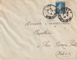 LETTERA 1916 FRANCIA 25 PERFIN (XT3277 - Lettres & Documents