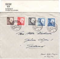 Schweden 1958, SVENSKA FN BATALJONEN EGYPTEN, Brief M. 5 Marken - Covers & Documents