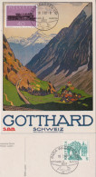 ET Maxikarte  "Gotthard SBB Schweiz"  Wassen          1982 - Lettres & Documents