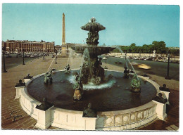 LA PLACE DE LA CONCORDE / THE PLACE OF THE CONCORDE.-  PARIS.- ( FRANCIA ) - Paris Bei Nacht