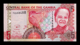 Gambia 5 Dalasis 2013 Pick 25c Sc Unc - Gambia