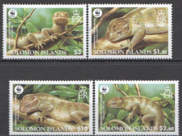 Ft172 2005 Solomon Islands Wwf Fauna Reptiles Skink #1282-85 Michel 12 Euro Mnh - Altri & Non Classificati