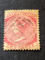 JAMAICA  SG 2  2d Rose Wmk 7 FU  CV £55 - Jamaïque (...-1961)