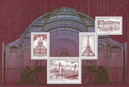 France 2018 Paris PHILEX Set Of 4 Stamps In Block MNH - Ponti