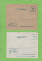 4 FELDPOSTBRIEFE UNGEBRAUCHT. - Militaires