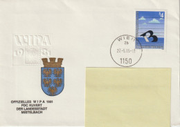 FT 70 . Vienne . Autriche . Wien 2b . 1150 . WIPA . Oblitération . 1er Jour . 27 05 1985 .  Enveloppe Illustrée . - Abarten & Kuriositäten