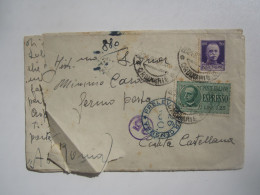 1942 ITALY CENSORED COVER - Exprespost