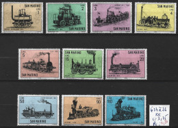 SAINT-MARIN 627 à 36 ** Côte 3.25 € - Unused Stamps