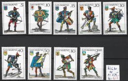 SAINT-MARIN 852 à 60 ** Côte 1.75 € - Unused Stamps