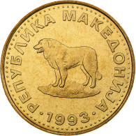 Macédoine, Denar, 1993, Laiton, SPL+, KM:2 - Noord-Macedonië