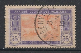 COTE D'IVOIRE - 1913-17 - N°YT. 50 - Lagune Ebrié 35c Violet - Oblitéré / Used - Used Stamps