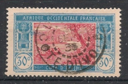 COTE D'IVOIRE - 1922-28 - N°YT. 67 - Lagune Ebrié 30c Bleu Et Rose - Oblitéré / Used - Oblitérés