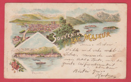 Souvenir Du Lac Majeur / Litho  ( Voir Verso ) - Lake Maggiore
