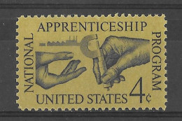 USA 1962.  Apprenticeship Sc 1201  (**) - Nuevos