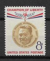 USA 1957.  Magsaysay Sc 1096  (**) - Ongebruikt