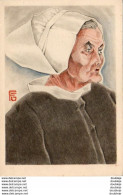 ILLUSTRATEUR G.GEO-FOURRIER Visages Bretons  ...  Thumette De Lezcoff Cap Sizun - Fourrier, G.