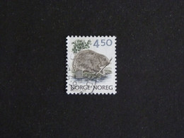 NORVEGE NORWAY NORGE NOREG YT 998 OBLITERE - CASTOR - Used Stamps