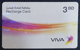 Bahrain VIVA 3 BD Recharge Phonecard Hologram Logo Used - Bahreïn