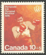 Canada 10c+5c Boxe Boxing Boxen Jeux Olympiques Montreal 1976 MNH ** Neuf SC (CB-08b) - Unused Stamps