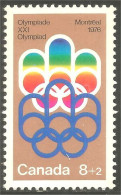 Canada8c+2c Jeux Olympiques Montreal 1976 Olympic Games MNH ** Neuf SC (CB-01b) - Unused Stamps