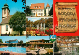 73214742 Bad Bellingen St Leodegar Kirche Rathaus Kurpark Freibad Hallenbad Kurh - Bad Bellingen