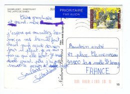CP Finlande Pour France - Saamelaiset - Timbre 1996 - Used Stamps