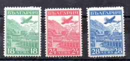 Bulgaria Serie Aéreo Nº Yvert 12/14 * - Airmail