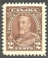 951 Canada 1935 #218 Roi King George V Pictorial Issue 2c Brun Brown MH * Neuf (435) - Ongebruikt