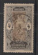 DAHOMEY - 1913-17 - N°YT. 45 - Cocotier 4c Noir - Oblitéré / Used - Oblitérés