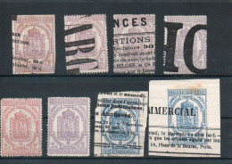 Lot De Timbres Journaux -n 1 -2x2 -7x4 -9 X -1 No 2 Touché -no 7 Un Neuf -8 Timbres -cote Plus De 1200e - Kranten