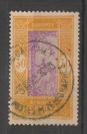 DAHOMEY - 1925-26 - N°YT. 73 - Cocotier 30c Ocre Et Violet - Oblitéré / Used - Gebruikt