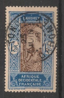 DAHOMEY - 1927-39 - N°YT. 94 - Cocotier 1f25 Bleu Et Brun - Oblitéré / Used - Gebraucht