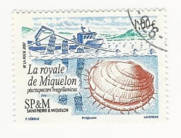 SPM-2007 -Coquillage. La Royale De Miquelon - N° 884 Oblitéré - Gebruikt