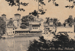 AD255 Torino - Il Fiume Po E Il Borgo Medioevale - Panorama / Viaggiata - Fiume Po