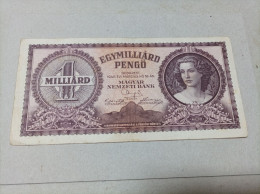 Billete Hungría, 1000 Millones De Pengo, Año 1946 - Hungary