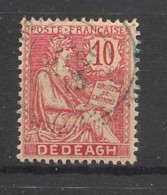 DEDEAGH - 1902-11 - N°YT. 11 - Type Mouchon 10c Rose - Oblitéré / Used - Gebruikt