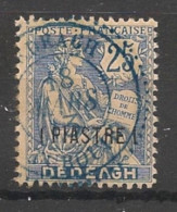 DEDEAGH - 1902-11 - N°YT. 13 - Type Mouchon 1pi Sur 25c Bleu - Oblitéré / Used - Gebruikt