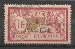 DEDEAGH - 1902-11 - N°YT. 15 - Type Merson 4pi Sur 1f Lie-de-vin - Oblitéré / Used - Gebruikt