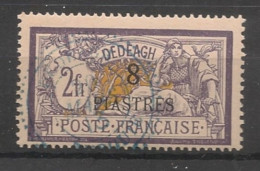 DEDEAGH - 1902-11 - N°YT. 16 - Type Merson 8pi Sur 2f Violet - Oblitéré / Used - Used Stamps