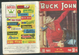 Bd " Buck John   " Bimensuel N° 140  "   La Piste De La Trahison     , DL  N° 40  1954 - BE-   BUC 1003 - Petit Format