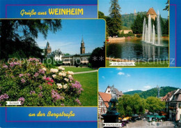 73214106 Weinheim Bergstrasse Schloss Park Marktplatz Weinheim Bergstrasse - Weinheim