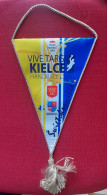 Captain Pennant Handbal Club KIELCE Poland  Size 18x32cm - Handbal