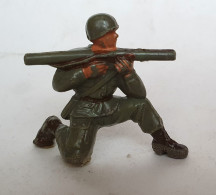 Figurine Guilbert ARMEE MODERNE SOLDAT BAZOOKA 1 60's Pas Starlux Clairet Cyrno (2) - Leger