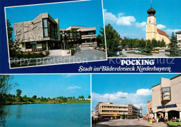 73173501 Pocking Kirche Rathaus Pocking - Pocking
