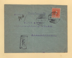 Luxembourg - Luxembourg Ville - 1918 - Recommande - 1914-24 Maria-Adelaide