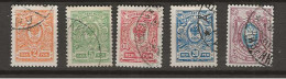 1911 USED Finland Mi 61-65 - Gebraucht